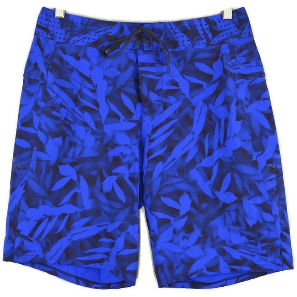 lululemon Current State Board Short 9" Size 30 in Spray Leaf MAX Blazer Blue